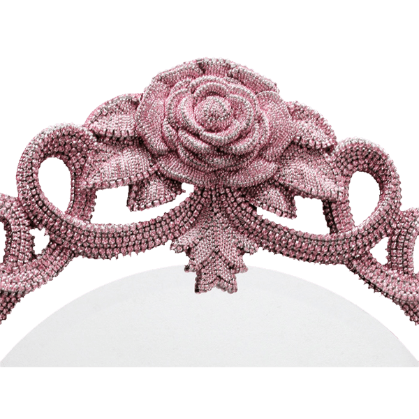 M-532-LT.Rose BB Simon Sparkling Rose Custom Mirror - Image 2