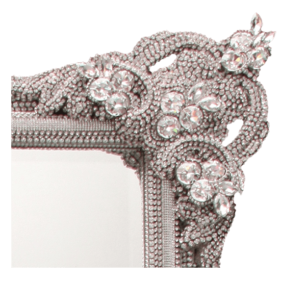 M-538-Clear BB Simon Tall Authentic Crystal Mirror - Image 2