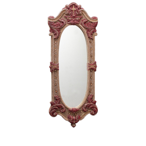 M-543 BB Simon Red Rose Bling Mirror