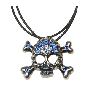 Skull n Crossbones - Sapphire & Light Sapphire
