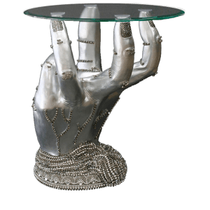 TB-106-BLACK DIAMOND-CLEAR B.B.SIMON TABLE