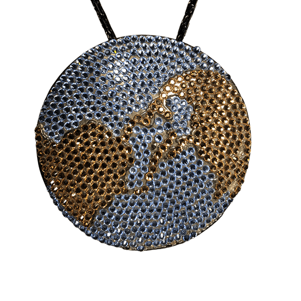Tehran Chain - Light Blue/Gold