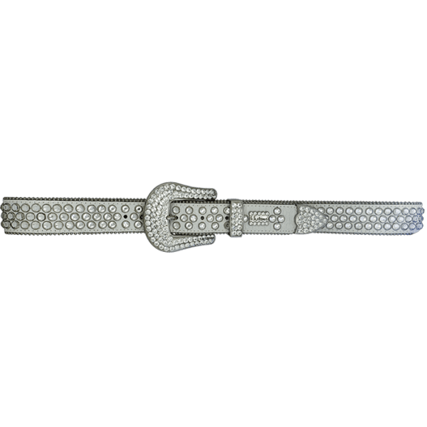 BBSIMON BELTS WHIT SWAROVSKI CRYSTAL AND ITALIAN LEATHER MADE IN USA