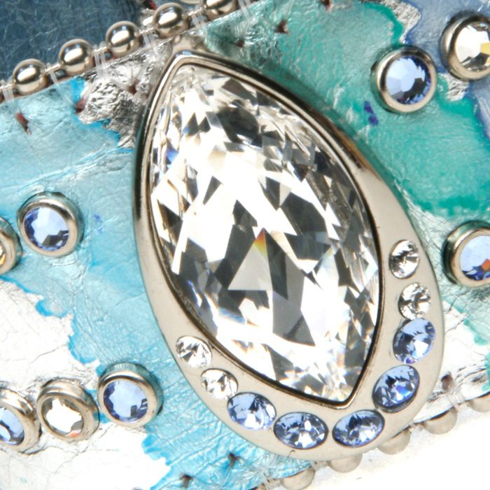 B.B.SIMON CUFF-D51-C96-CLEAR-LT.SAPPHIRE-SF