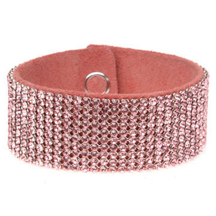 MESH CUFF-10ROW-LT.ROSE