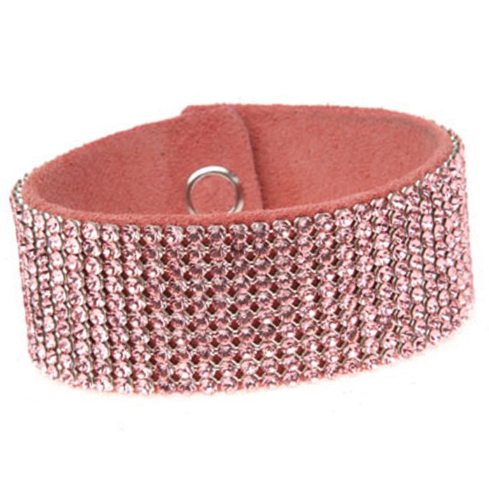 MESH CUFF-10ROW-LT.ROSE