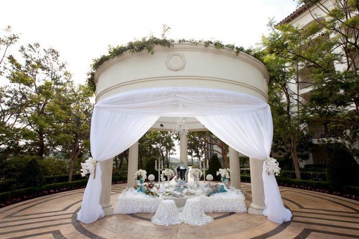 WEDDING #1 - Crystal Bling Wedding Decorations for Rent - White Wedding Seats and More