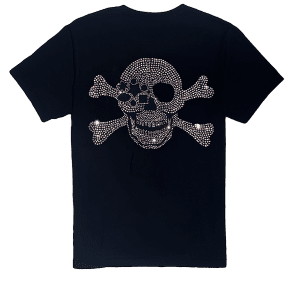BB Simon Skull & Bones Tee - Black AB