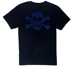 BB Simon Skull & Bones Tee - Blue