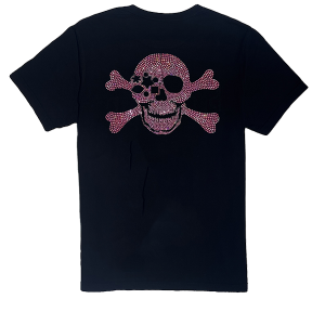 BB Simon Skull & Bones Tee - Pink