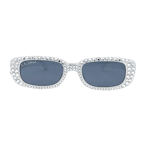 BB Crystal Sunglasses – Pure White
