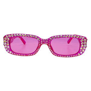 BB Crystal Sunglasses - Neon Pink Shine