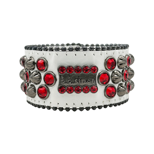 Lavasan Cuff - White/Red