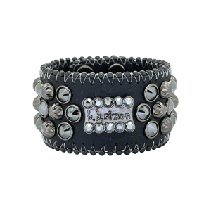 Lavasan Cuff - Black/Hematite