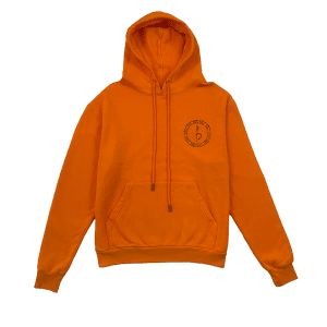 Emblem Hoodie - Orange/Black