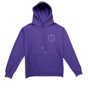 Emblem Hoodie - Purple/Chrome