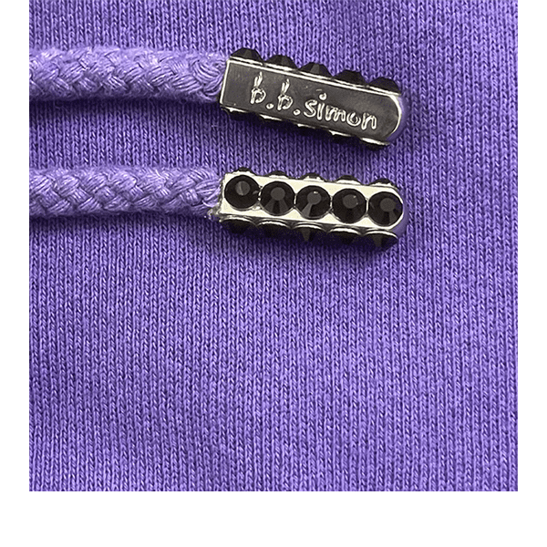 Emblem Hoodie - Purple/Black - Image 3