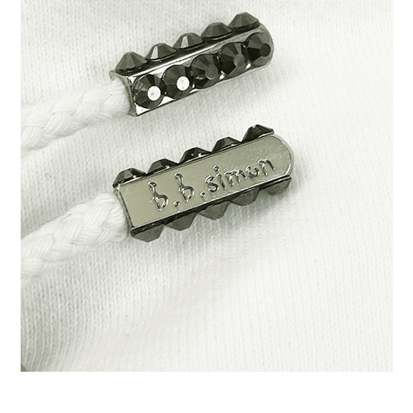 Emblem Hoodie - White/Hematite - Image 3