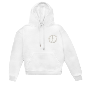 Emblem Hoodie - White/Chrome
