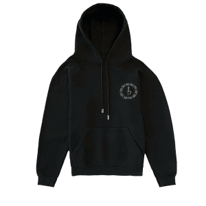 Emblem Hoodie - Black/Chrome