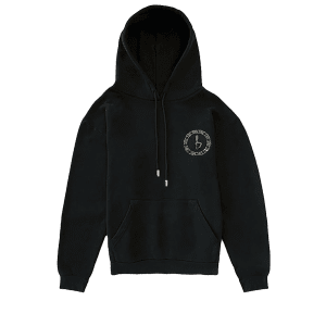 Emblem Hoodie - Black/Clear