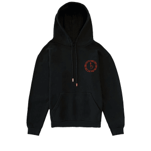 Emblem Hoodie - Black/Red