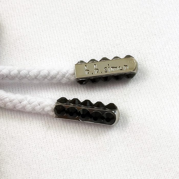 Emblem Zip Up Hoodie - Black/Clear - Image 3