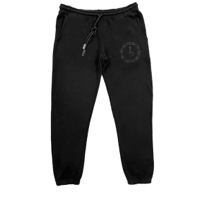Emblem Sweatpants - Black/Hem