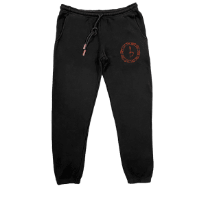 Emblem Sweatpants - Black/Red