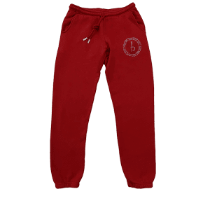 Emblem Sweatpants - Red/AB