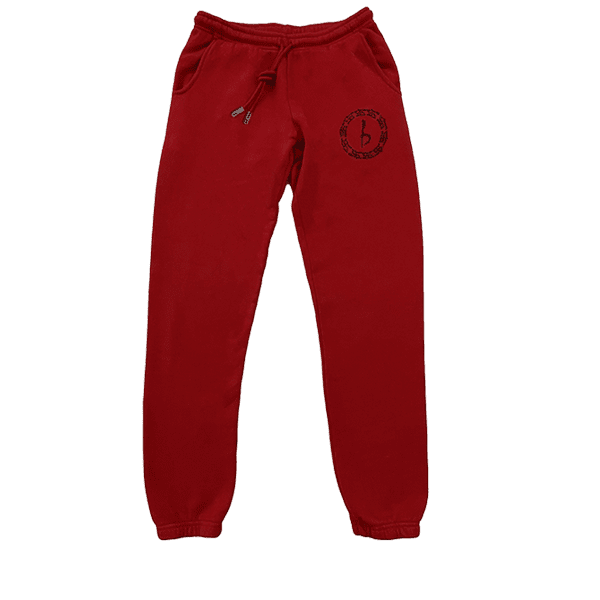 Emblem Sweatpants - Red/Black
