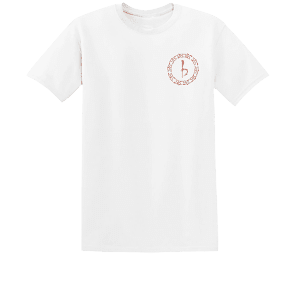 Emblem Tee - White/Red
