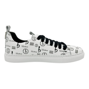 BB Pattern Shoes - White