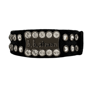 Thin Cuff 3 Suede Black Clear B