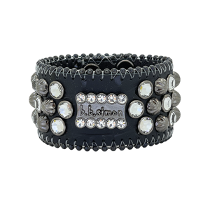 Lavasan Cuff - Black Clear
