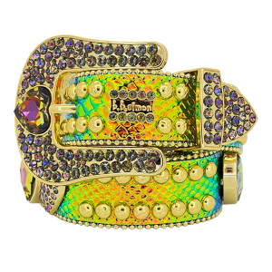 Glam-Iridescent Gold Python