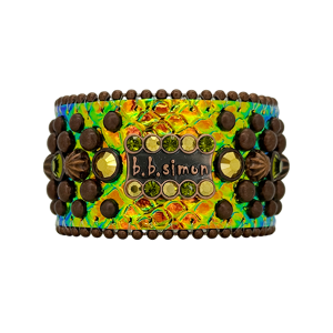 Trojan Cuff Iridescent Gold Python Copper