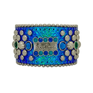 Trojan Cuff Iridescent Blue Python