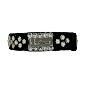 Thin Cuff 2 Suede Black Clear S