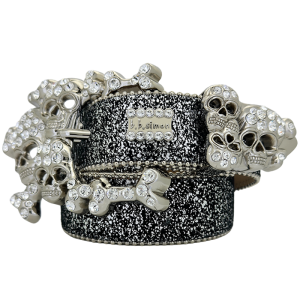 Silver Galaxy Skull Pile