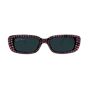 BB Crystal Sunglasses - Black/Purple