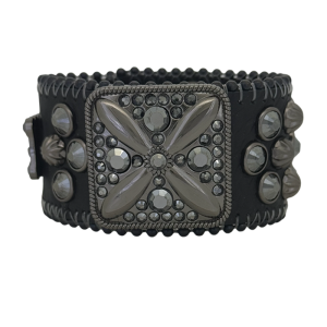 Cuff Ixora- Black/Jet Hem