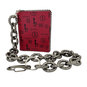 Chain Wallet- bb Pattern Red/ Lt.Siam