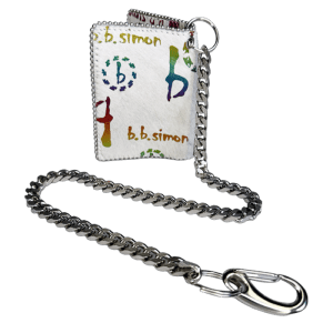 Chain Wallet - Multicolor Pony Hair bb Pattern