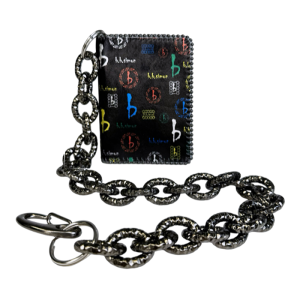 Chain Wallet - Multicolor bb Pattern