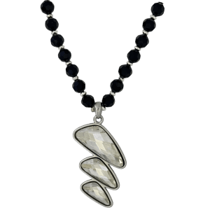 Trio Prism Beaded-B.D.-Silver