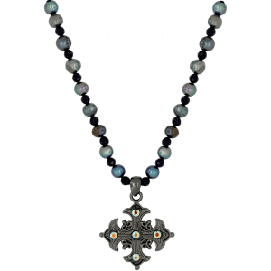 Mini Cross-Black Pearl- B.D.Shimmer