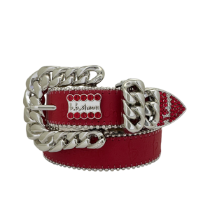 Prestige b.b. Pattern Skinny Red /Silver- Lt.Siam