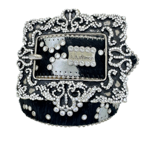 Floral Frame - Silver / Black