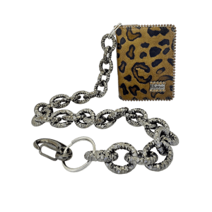 Chain Wallet - Brown Cheetah